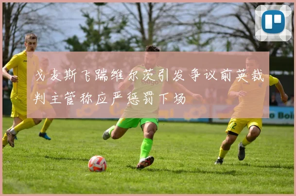 戈麦斯飞踹维尔茨引发争议前英裁判主管称应严惩罚下场